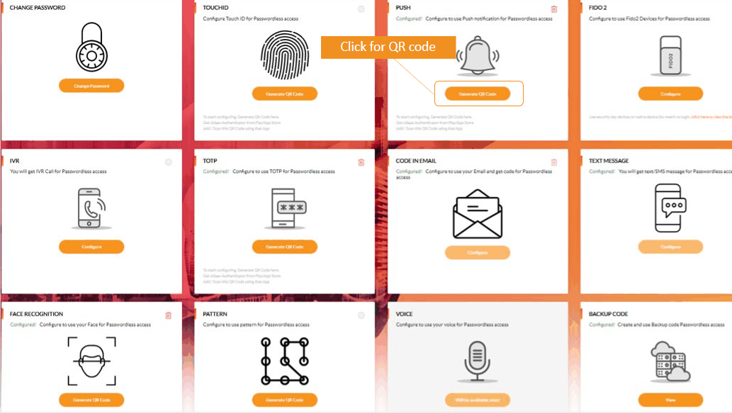 Configure by QR-Code