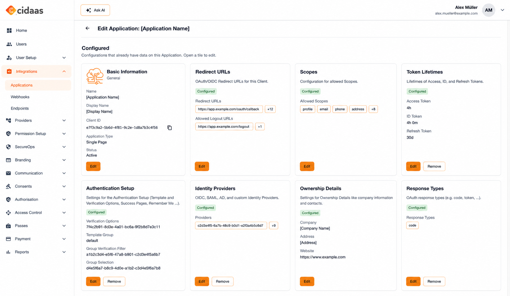 Assign Group Selection in the application's Authentication Setup in Trustdesk