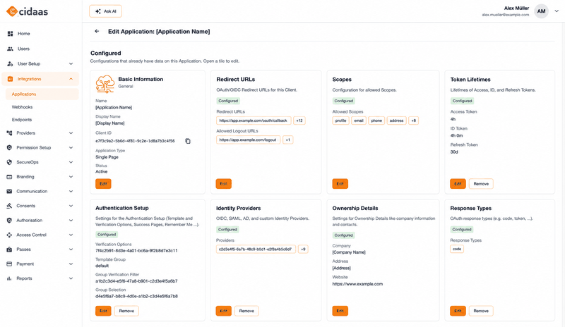 Assign Group Selection in the application's Authentication Setup in Trustdesk