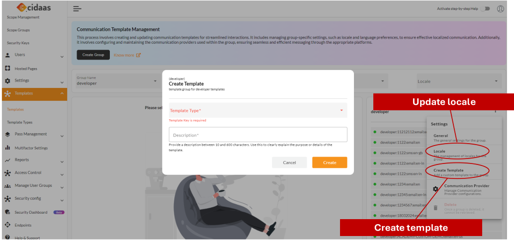 Create Custom Template