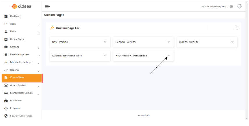 View-custom-page