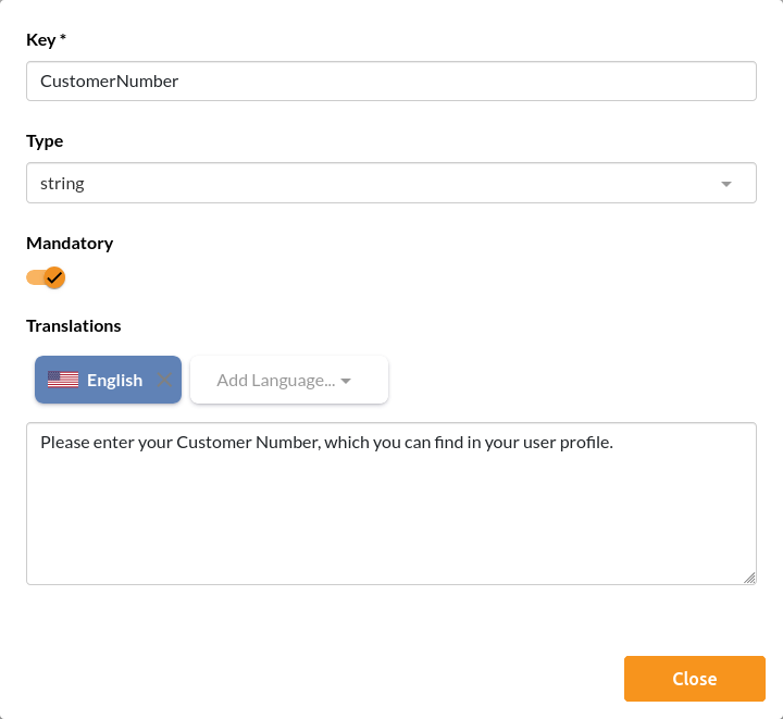 Prevalidation Field Configuration