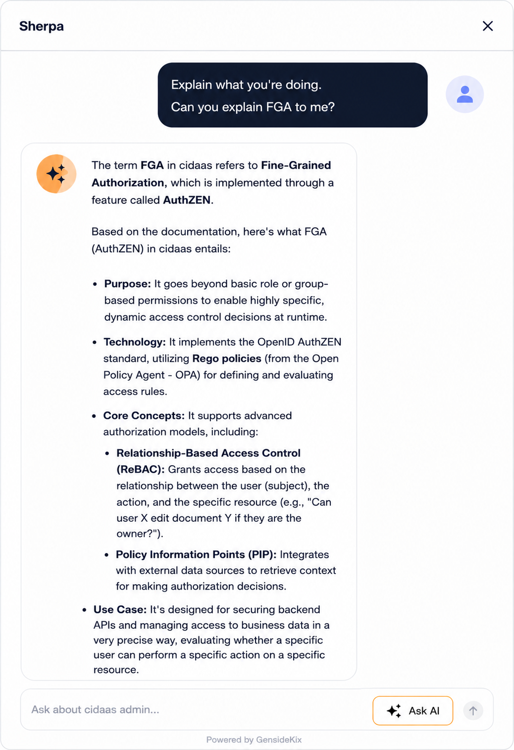 Sherpa Agentic Chatbot
