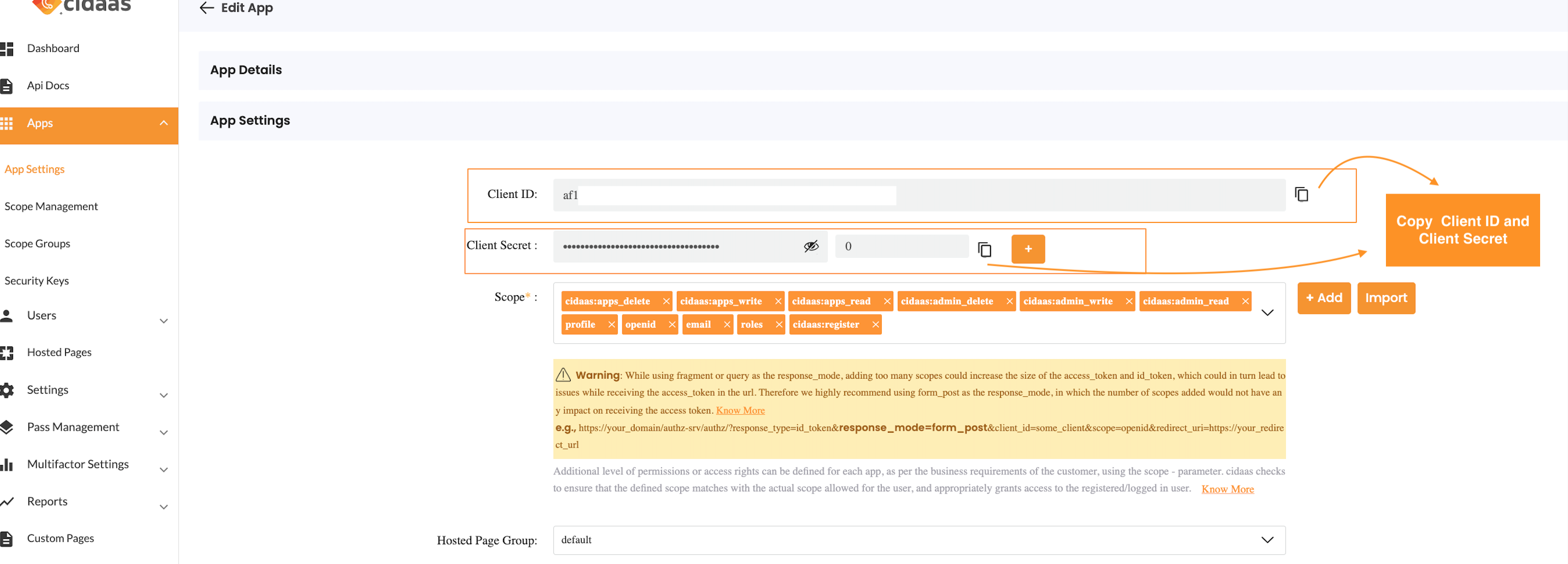 shopware-client-id-secret
