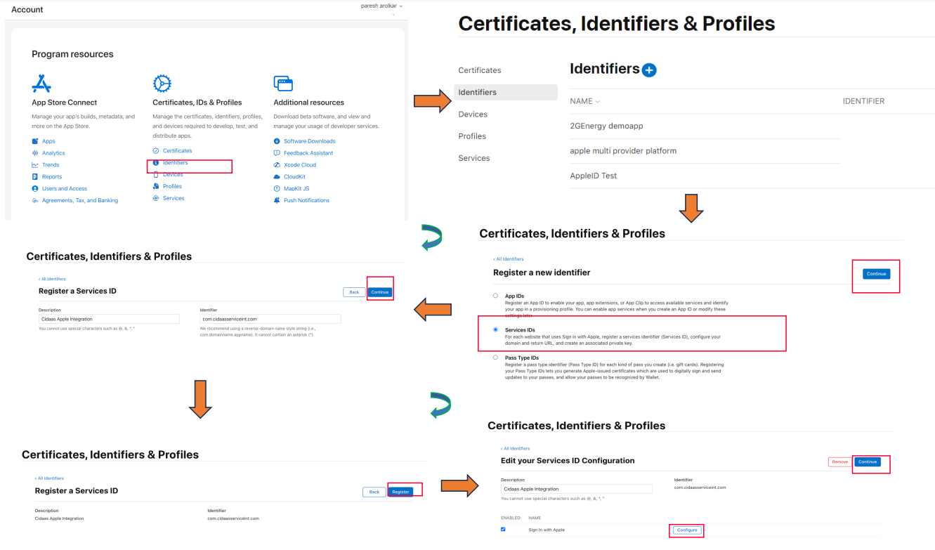 create-apple-service-id