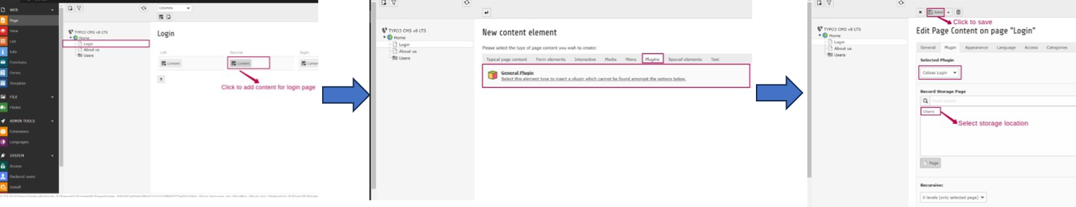 typo3-cidaas-login-page-integration