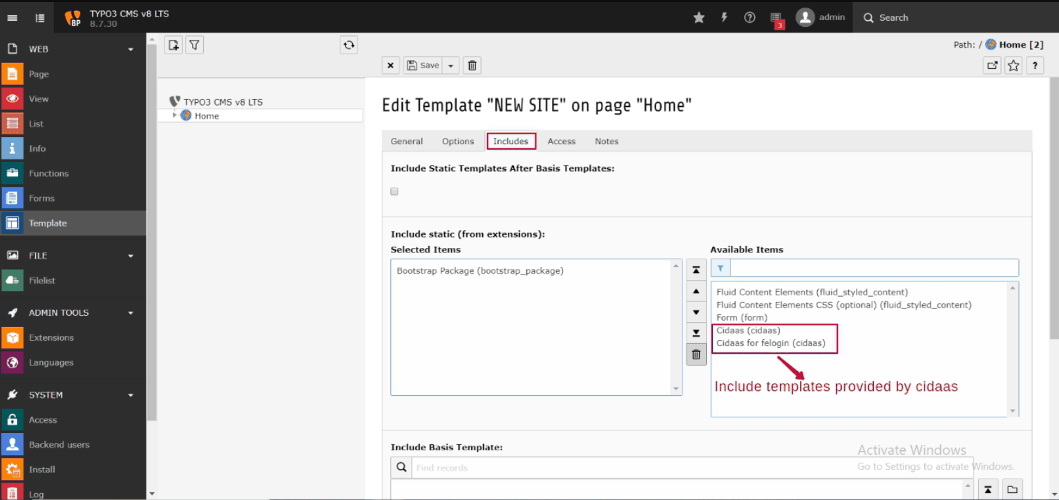 typo3-cidaas-template